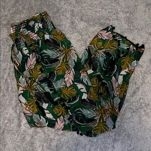 Tropical Pom-Pom Hem Lounge Pants – Girl Soul – Size L